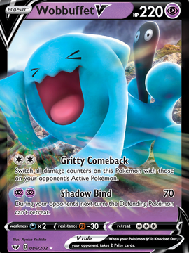 Wobbuffet V (086/202) [Sword & Shield: Base Set]