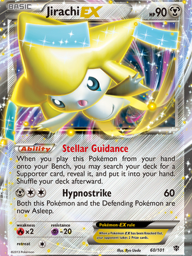 Jirachi EX (60/101) [Black & White: Plasma Blast]