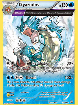 Gyarados (21/98) (Cosmos Holo) (Theme Deck Exclusive) [XY: Ancient Origins]