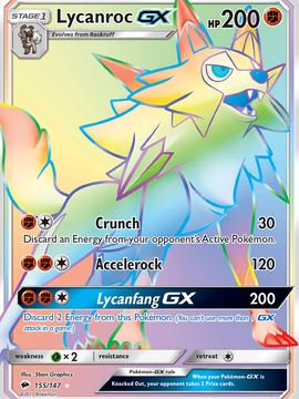 Lycanroc GX (155/147) [Sun & Moon: Burning Shadows]