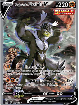Single Strike Urshifu V (151/163) [Sword & Shield: Battle Styles]