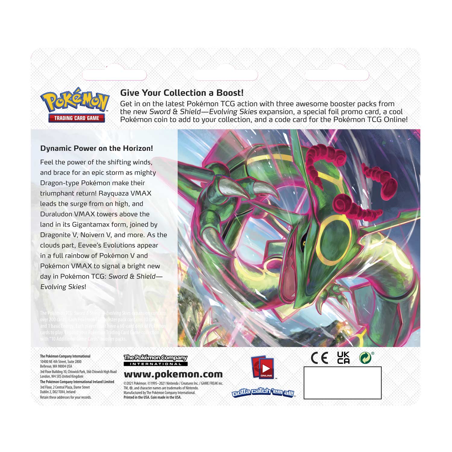 [See description] Pokemon - Sword & Shield: Evolving Skies - 3 Pack Blister (Eiscue)