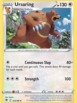 Ursaring (123/189) [Sword & Shield: Astral Radiance]