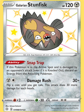 Galarian Stunfisk (SV088/SV122) [Sword & Shield: Shining Fates]