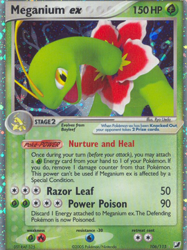Meganium ex (106/115) [EX: Unseen Forces]