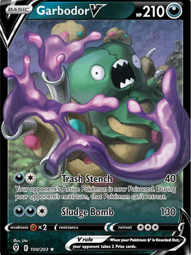 Garbodor V (100/203) [Sword & Shield: Evolving Skies]