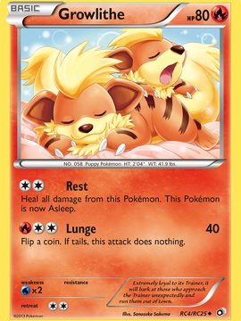 Growlithe (RC4/RC25) [Black & White: Legendary Treasures]