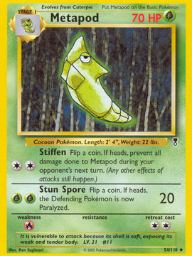 Metapod (54/110) [Legendary Collection]