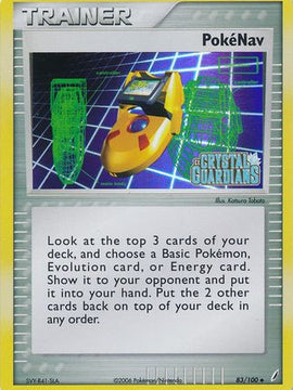 PokeNav (83/100) (Stamped) [EX: Crystal Guardians]