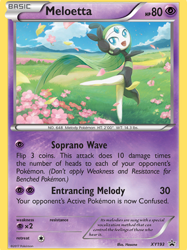 Meloetta (XY193) [XY: Black Star Promos]