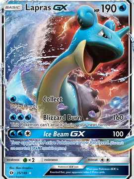 Lapras GX (35/149) [Sun & Moon: Base Set]