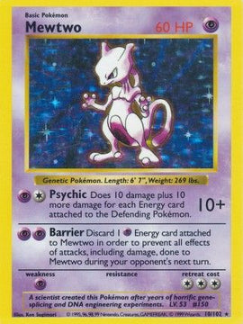 Mewtwo (10/102) [Base Set Shadowless Unlimited]