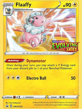 Flaaffy (SWSH122) (Prerelease Promo) [Sword & Shield: Black Star Promos]