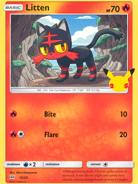 Litten (15/25) [McDonald's 25th Anniversary]