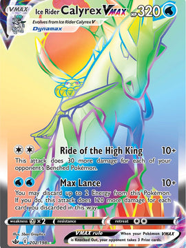 Ice Rider Calyrex VMAX (202/198) [Sword & Shield: Chilling Reign]