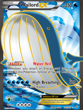 Wailord EX (147/160) [XY: Primal Clash]