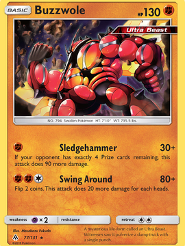 Buzzwole (77/131) [Sun & Moon: Forbidden Light]