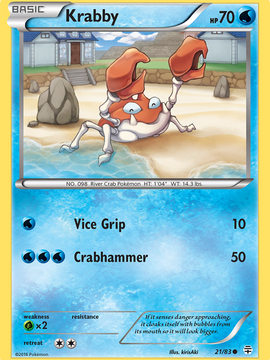 Krabby (21/83) [XY: Generations]