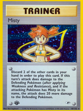 Misty (18/132) [Gym Heroes 1st Edition]