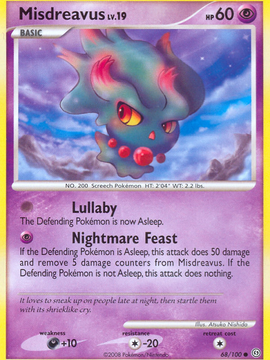 Misdreavus (68/100) [Diamond & Pearl: Stormfront]