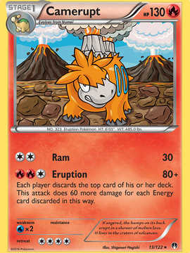Camerupt (13/122) [XY: BREAKpoint]