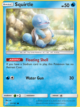 Squirtle (22/181) [Sun & Moon: Team Up]