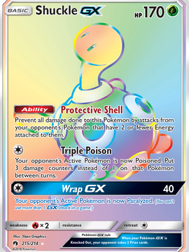 Shuckle GX (215/214) [Sun & Moon: Lost Thunder]