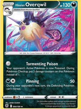 Hisuian Overqwil (090/189) [Sword & Shield: Astral Radiance]