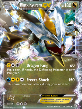 Black Kyurem EX (101/149) [Black & White: Boundaries Crossed]