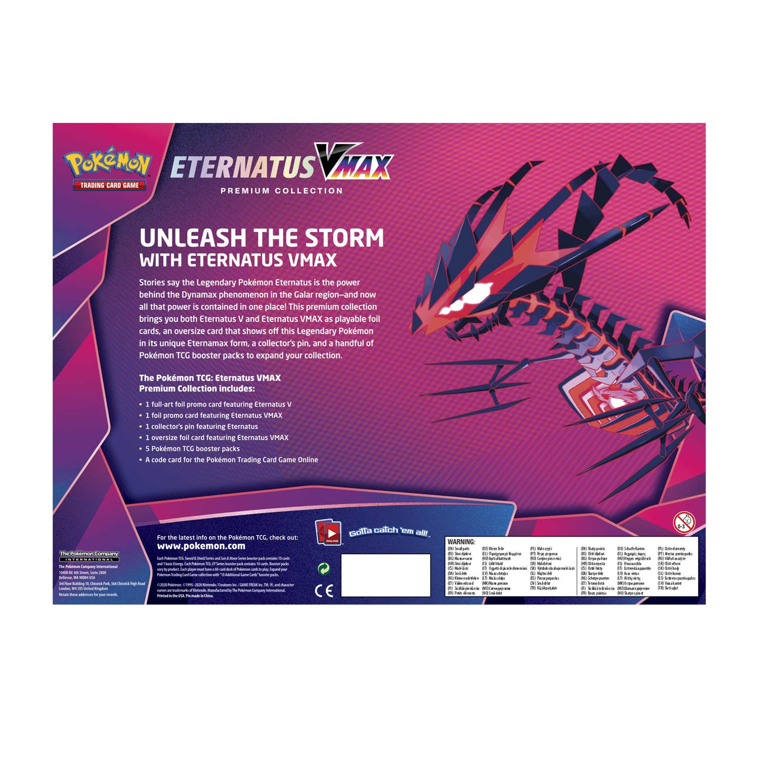 Sword & Shield: Darkness Ablaze - Premium Collection (Eternatus VMAX)