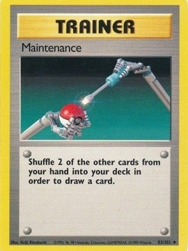 Maintenance (83/102) [Base Set Unlimited]