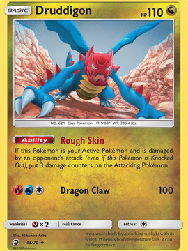 Druddigon (45/70) [Sun & Moon: Dragon Majesty]