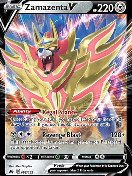 Zamazenta V (098/159) [Sword & Shield: Crown Zenith]
