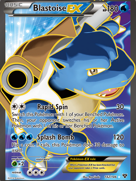 Blastoise EX (142/146) [XY: Base Set]
