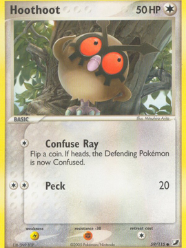 Hoothoot (59/115) [EX: Unseen Forces]