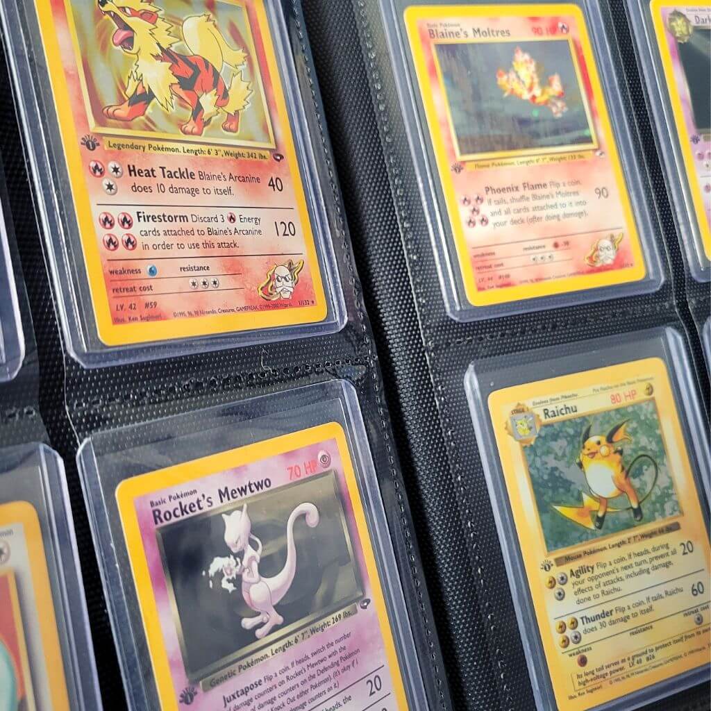 4 card toploader binder 4-Pocket Toploader Binder