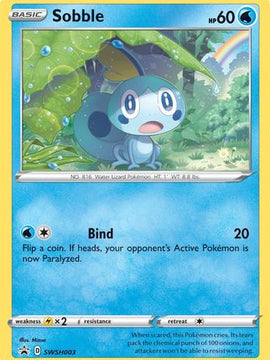 Sobble (SWSH003) [Sword & Shield: Black Star Promos]