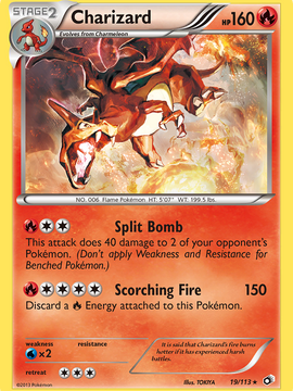 Charizard 19/113 - Legendary Treasures Holofoil