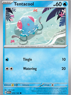 Tentacool (072/165) [Scarlet & Violet: 151]