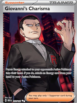 Giovanni's Charisma (197/165) [Scarlet & Violet: 151]