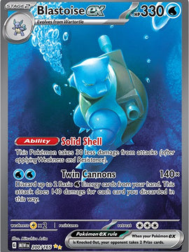 Blastoise ex (200/165) [Scarlet & Violet: 151]