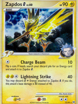 Zapdos G (12/99) [Platinum: Arceus]