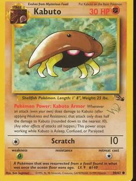 Kabuto (50/62) (W Stamped Promo) [Fossil Unlimited]