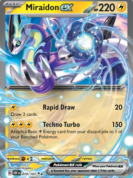 Miraidon ex (079/197) [Scarlet & Violet: Obsidian Flames]