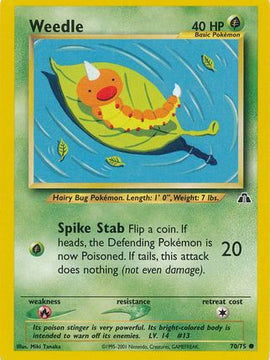 Weedle (70/75) [Neo Discovery Unlimited]