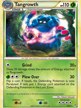Tangrowth (34/95) [HeartGold & SoulSilver: Call of Legends]