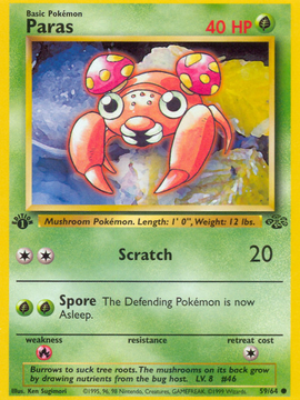 Paras (59/64) [Jungle 1st Edition]