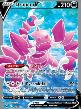 Drapion V (182/196) [Sword & Shield: Lost Origin]