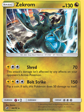 Zekrom (46/70) [Sun & Moon: Dragon Majesty]