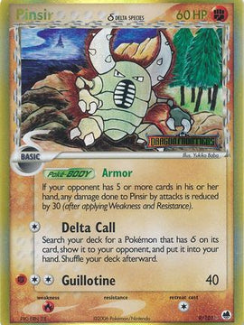 Pinsir (9/101) (Delta Species) (Stamped) [EX: Dragon Frontiers]